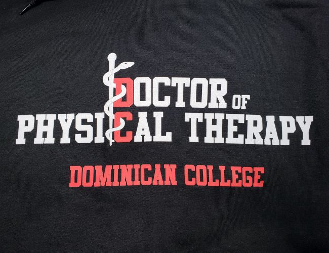 Dominican College Doctor of Physical Therapy Shirt Design for Shirt Shack