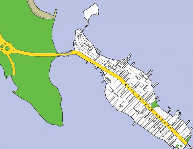 City Island, NY Map