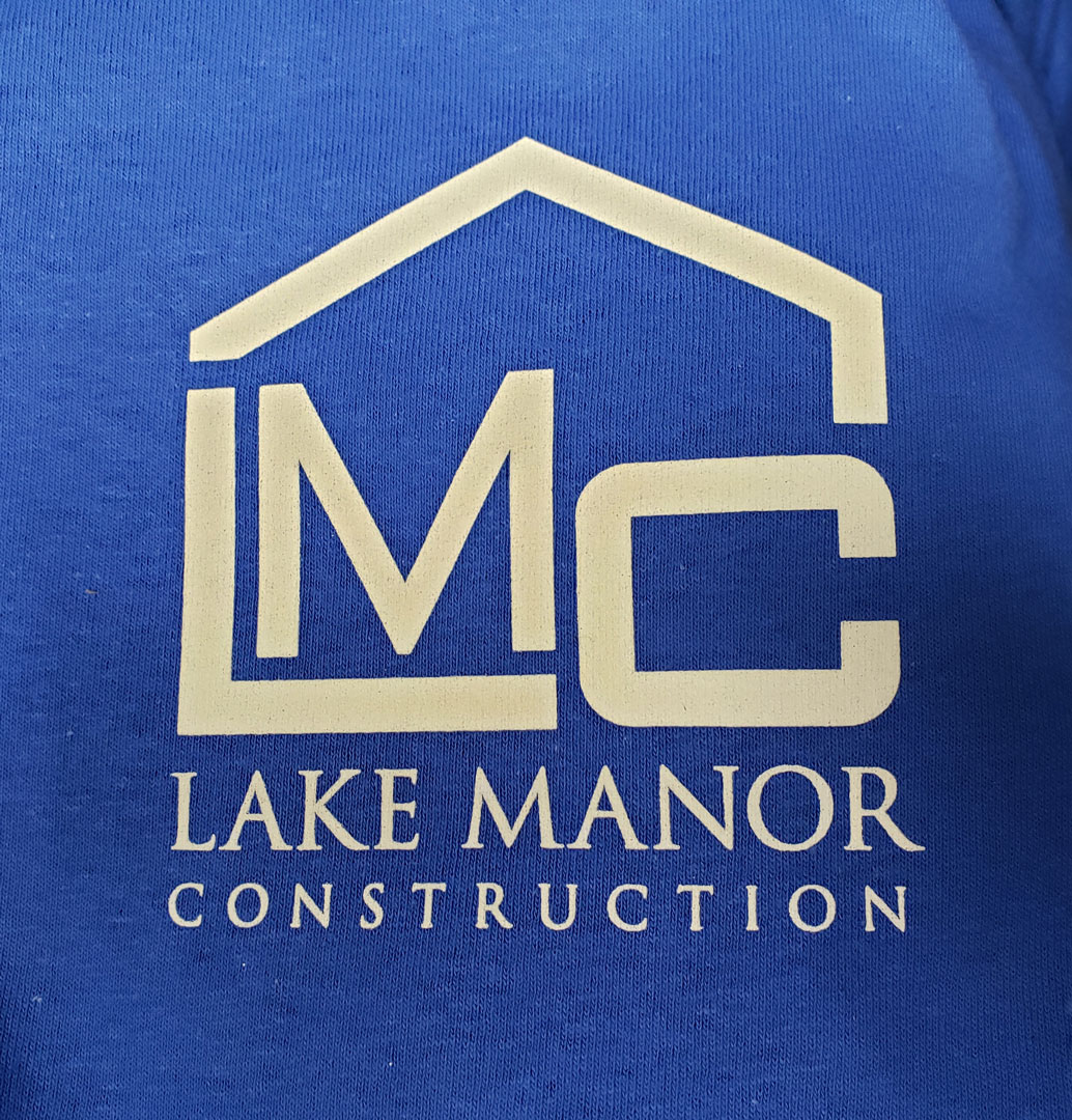 Lake Manor Construction Shirt Design for Shirt Shack